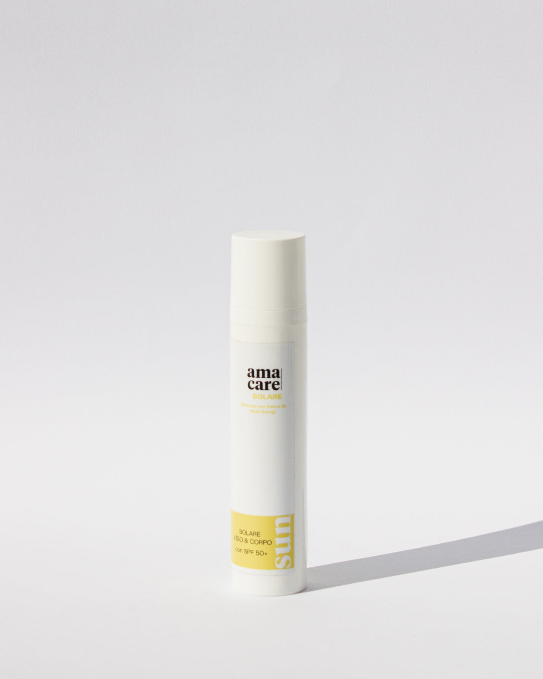 Solare Viso e Corpo SPF 50+ AmaCare – crema solare protezione alta viso e corpo
