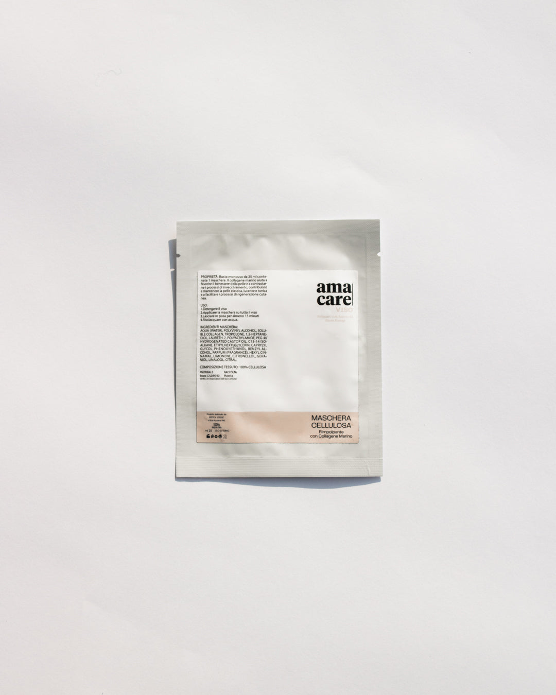 Maschera Cellulosa con Collagene Marino